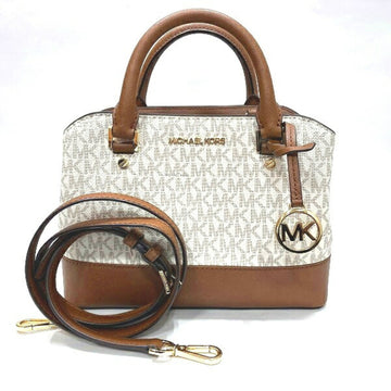 MICHAEL KORS PVC MK Pattern 2WAY Shoulder Bag Handbag Ladies