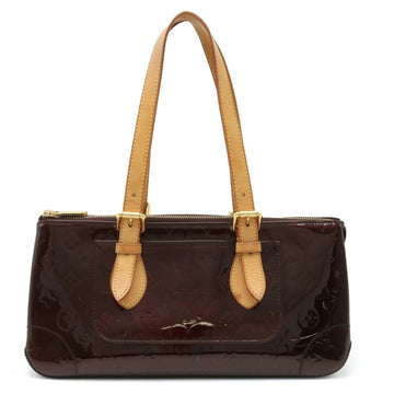 LOUIS VUITTON Monogram Vernis Rosewood Avenue Shoulder Bag Handbag Tote Amarant M93510