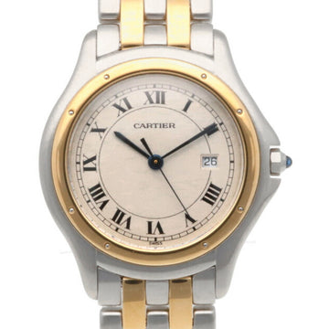 CARTIER Panthere Round Watch Stainless Steel 1874904 Quartz Unisex  Wake-up Product Non-Waterproof