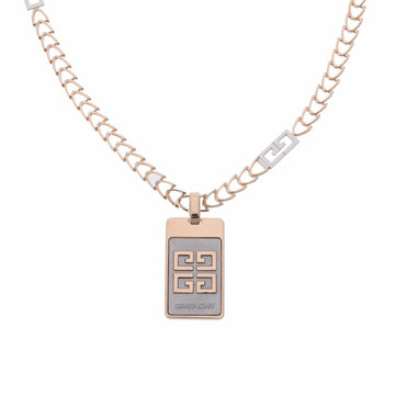 GIVENCHY Plate Gold/Silver Women's K18 Yellow Gold Pt850 Platinum Necklace