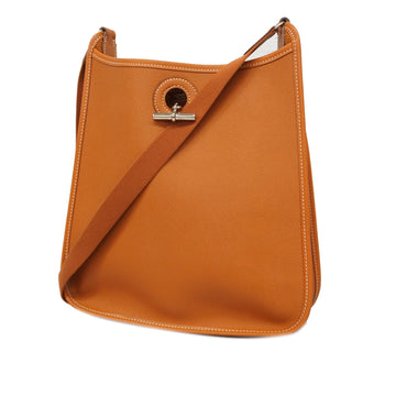 Hermes Vespa PM J Stamp Women's Epsom Leather Shoulder Bag Gold