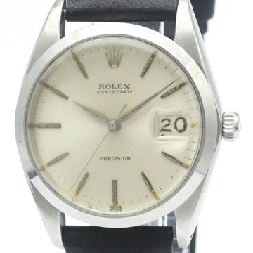 ROLEXVintage  Oyster Date Precision 6694 Steel Hand-winding Mens Watch BF562488