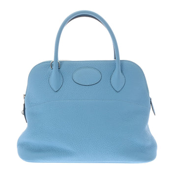 HERMES Bolide 31 Blue Knoll Palladium hardware D stamp [around 2019] Women's Taurillon Clemence bag