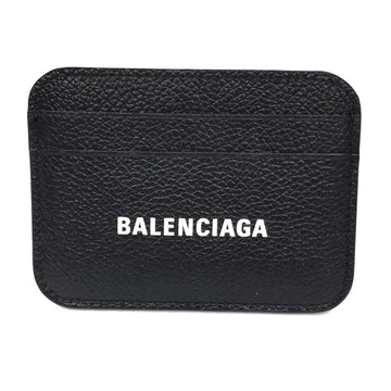 BALENCIAGA card case pass regular insert EVERYDAY everyday black leather wallet Balenciaga