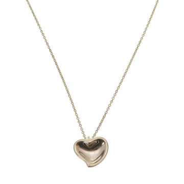 TIFFANY Elsa Peretti Curved Heart Necklace Silver 925 0203 &Co.