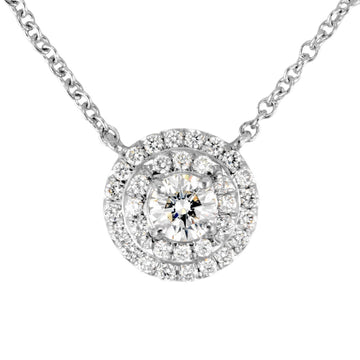 TIFFANY&Co Soleste Diamond Pendant Pt950 Necklace