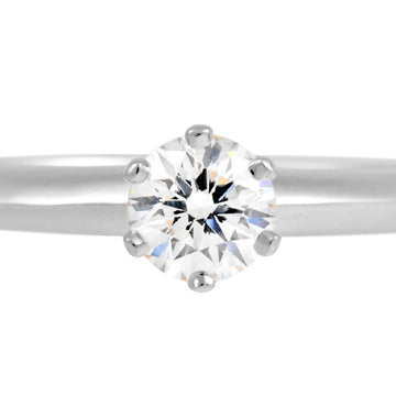 TIFFANY&Co Diamond 0.29ct Solitaire Ring Pt950 #12.5