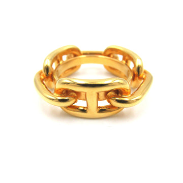 HERMES Scarf ring Gold Gold Plated