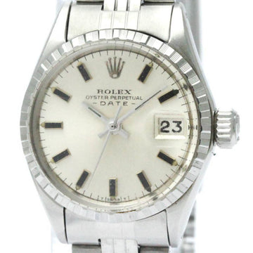 ROLEXVintage  Oyster Perpetual Date 6524 Steel Automatic Ladies Watch BF562868