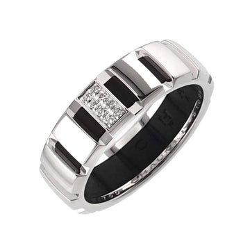 CHAUMET Class One #63 Ring Diamond K18 WG White Gold 750 Rubber