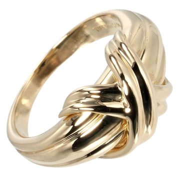 TIFFANY Signature Ring No. 9 6.01g K18 YG Yellow Gold &Co.