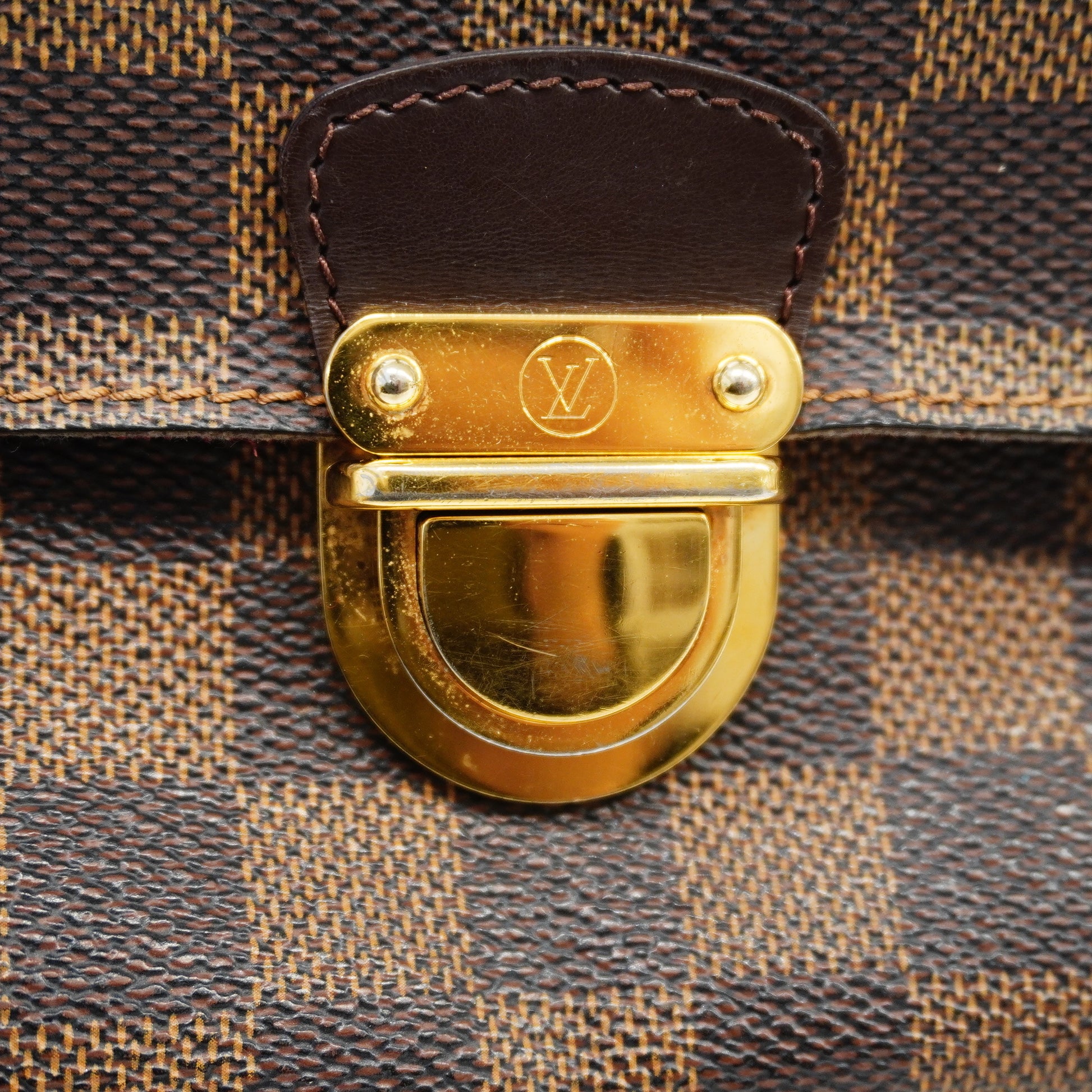 3yc1636] Auth Louis Vuitton Shoulder Bag Damier Ravello GM N60006
