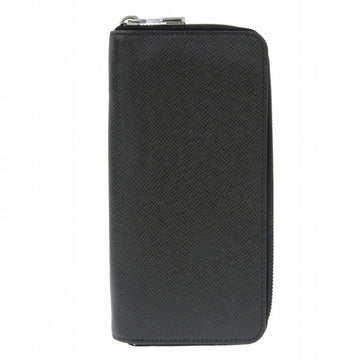 Louis Vuitton Taiga Zippy Wallet Vertical Round Zipper Long Noir M30503