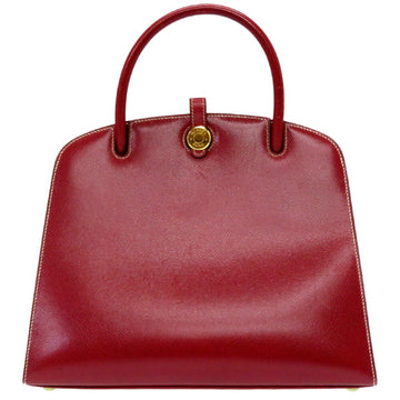 Hermes Darvi MM Lycee Rouge Ash  D Engraved Handbag Red