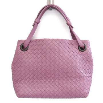 Bottega Veneta Intrecciato Women's Leather Handbag Purple