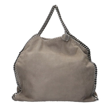 Stella McCartney Foldover Tote Falabella Shoulder Bag Polyester Gray Ladies