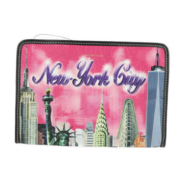 BALENCIAGA clutch bag 476046 leather rose pink NEW YORK CITY