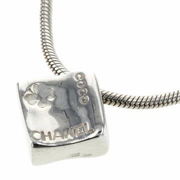 Chanel necklace here mark camellia silver 925 ladies CHANEL