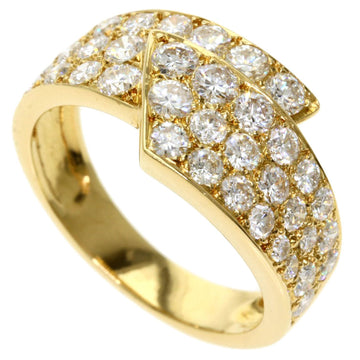 Van Cleef & Arpels Diamond Rings K18 Yellow Gold Women's