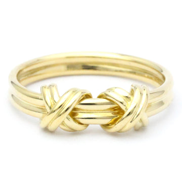 TIFFANY Signature Ring Yellow Gold [18K] Fashion No Stone Band Ring Gold
