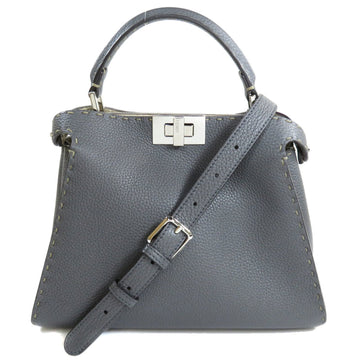Fendi Peek-A-Boo Mini Handbag Calf Ladies FENDI