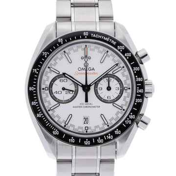 OMEGA Speedmaster Racing 329.30.44.51.04.001 Men's SS Watch Automatic White Dial
