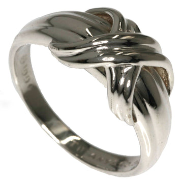 TIFFANY Signature Ring Silver Ladies &Co.
