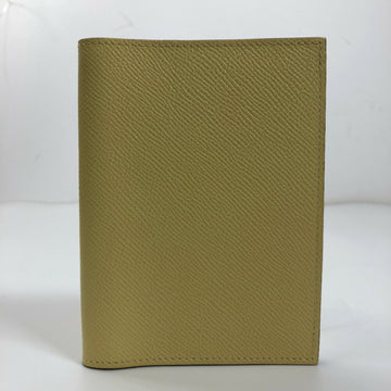 HERMES Notebook Cover Agenda GM Sold Product R Engraved Made in 2014 Vo Epsom Yellow Women's