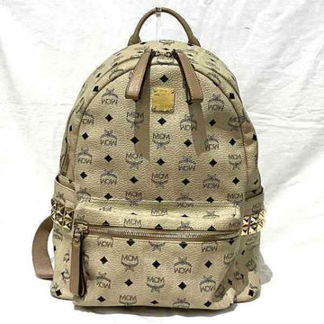 MCM Visetos Stark Side Studded Bag Pack MMK 3AVE38 IG001 Rucksack Unisex