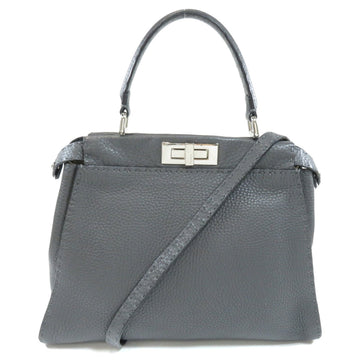 Fendi Peek-A-Boo 2WAY Handbag Calf Ladies FENDI