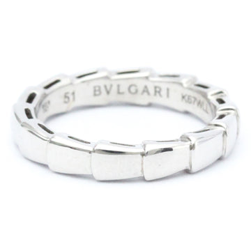 BVLGARI Serpenti Viper Ring 349686 White Gold [18K] Fashion No Stone Band Ring Silver