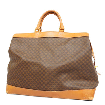 CELINEAuth  Macadam Handbag Women's PVC,Leather Boston Bag Brown