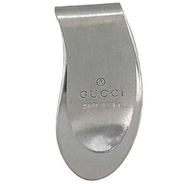 GUCCI money clip silver metal  wallet