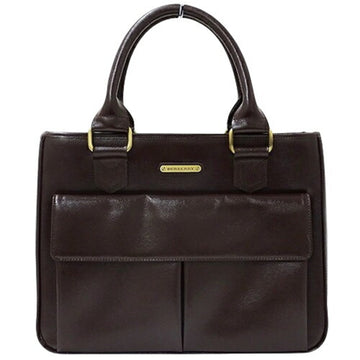 BURBERRY bag ladies handbag leather brown