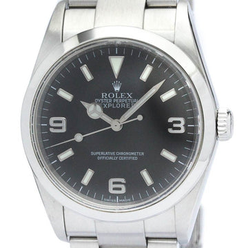 ROLEXPolished  Explorer I F Serial Steel Automatic Mens Watch 114270 BF565428