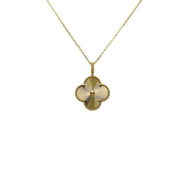 VAN CLEEF & ARPELS Long Necklace 1 Motif Magic Alhambra K18YG Yellow Gold