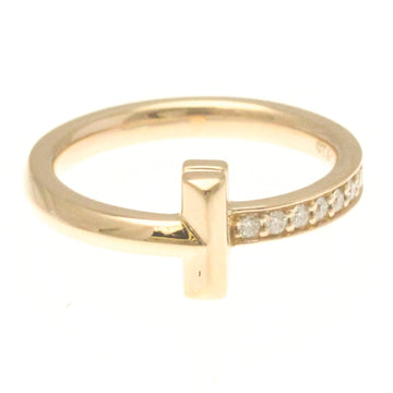 TIFFANY T One Ring Pink Gold [18K] Fashion Diamond Band Ring Pink Gold