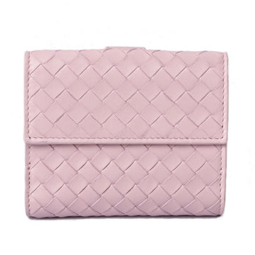 Bottega Veneta Mini Wallet BOTTEGA VENETA Fold Intrecciato Light Pink 382576