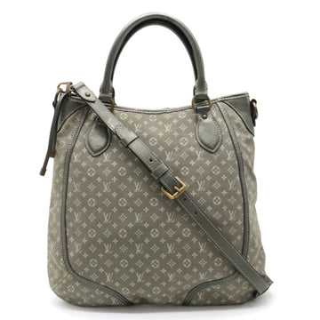 LOUIS VUITTON Monogram Lan Bouzas Angour Shoulder Bag Handbag Platine Gray M95622