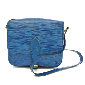 LOUIS VUITTON Epi Cartociere M52245 Women's Shoulder Bag Toledo Blue