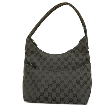 GUCCIAuth  GG Canvas Shoulder Bag 169998 Women's Handbag Black