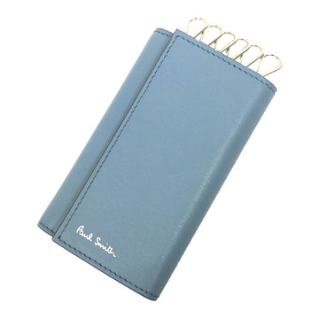 PAUL SMITH Key Case Leather 6 Keys M1A 1981 GSTRGS [Light Blue] Men's 100 COW LEATHER / WALLET KEYCASEPaul Wallet