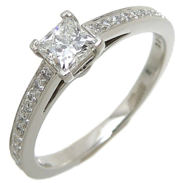 TIFFANY Pt950 Princess Cut Diamond Ladies Ring Platinum