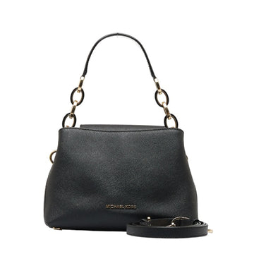 MICHAEL KORS Handbag Shoulder Bag Black Leather Women's