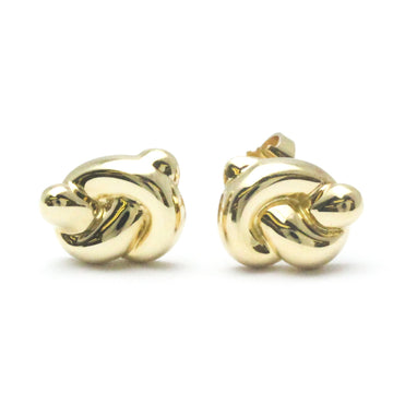 TIFFANY Knot Earrings No Stone Yellow Gold [18K] Stud Earrings Gold