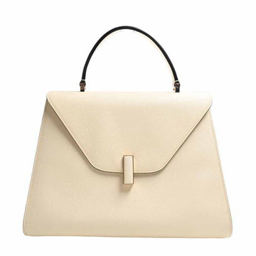 VALEXTRA Leather Iside Large Handbag V5E40 White