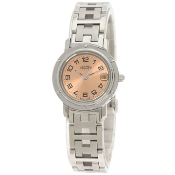 HERMES Clipper Watch Stainless Steel/SS Ladies