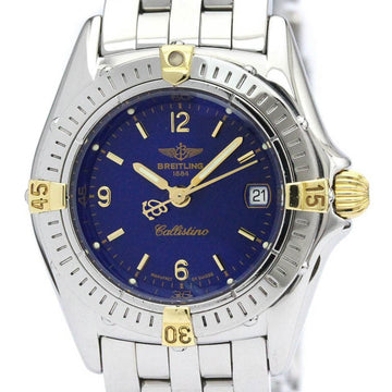 BREITLINGPolished  Callistino 18K Gold Steel Ladies Watch B52045.1 BF561867