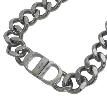 CHRISTIAN DIOR Dior ICON CD Chain Link Necklace Silver Women's
