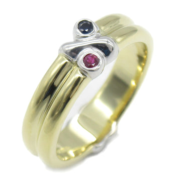 TIFFANY&CO Signature Sapphire Rubis Ring Ring Red Blue K18 [Yellow Gold] Sapphire/Rubis Red Blue